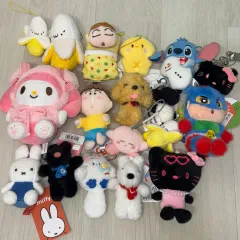 ぬいぐるみガチャ キーホルダーまとめ クレヨンしんちゃん ハローキティ(ハローキティ)ぬいぐるみ しんちゃんアーケードぬいぐるみ