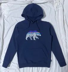 20fw patagonia クマ ロゴ フーディーTシャツ