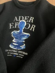 ADER ERROR Portraits トロフィー ニット ブラック A1のサムネイル
