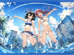 カントク 少女風景画集 光の通り路 有償特典 B2Wスエードタペストリー