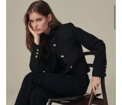 ZARA MANTECO ブラック ピーコート - メルカリ