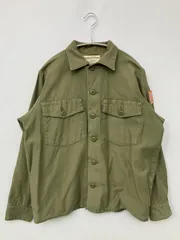 RODEO CROWNS ロデオクラウンズ ミリタリージャケット M カーキ コットン 無地 バックプリント 刺繍 フードなし ボタン留め