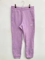 adidas アディダス スウェットパンツ L パープル 無地 ワンポイント ブランドロゴ スタンダード ハイウエスト ウエストゴム・紐のサムネイル