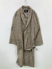 Burberrys バーバリーズ その他アウター L ベージュ コットン チェック柄 ロング丈 フードなし