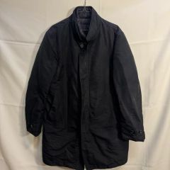 ミツミネ ロングコート L ブラック メンズ 撥水 内ポケット ビジネス 