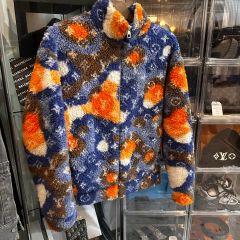 最終値下げ価格‼️VUITTON ジャガードカモフリースブルゾン付属品つき 