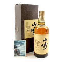 【東京都内限定お届け】 サントリー SUNTORY 山崎 12年 ピュアモルト 華 750ml 国産ウイスキー 【古酒】のサムネイル