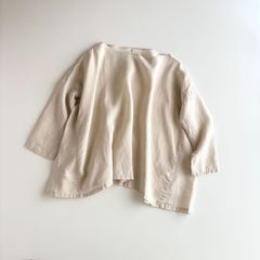 【新品未使用】 ヤンマ産業 リネン丸首ボタンシャツ ショート丈 SW 週末限定出品】ヤンマ産業 リネン丸首ボタンシャツ ショート丈 - メルカリ