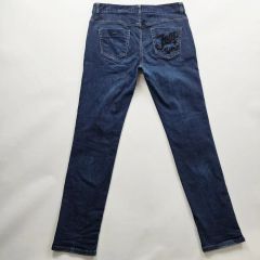 ☆ LEFLAH XL USED加工 うしろまえ ストレッチ デニムパンツ - メルカリ