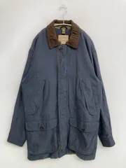 L.L.Bean エルエルビーン カバーオール S ネイビー コットン ナイロン フードなし ジップアップ ボタン留め