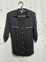 GUESS ブラック シャツ 7分 Mのサムネイル