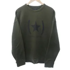バナナリパブリック BANANA REPUBLIC トレーナー スウェット 裏起毛 ロゴプリント カーキ Lサイズ 0120のサムネイル