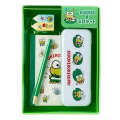 未使用】けろけろけろっぴ お弁当箱 小鉢 スプーン フォーク 歯ブラシ