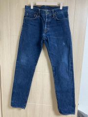 桃太郎ジーンズ 銅丹 ナローテーパード W33 セルビッチ デニムパンツ