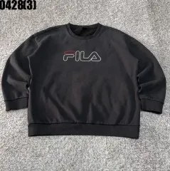 フィラ FILA ブラック スウェット Tシャツ 105 0428