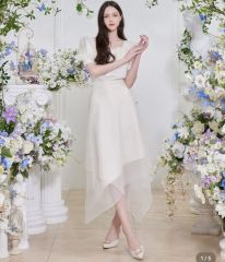 Romantic gathered ribbon onepiece - メルカリ