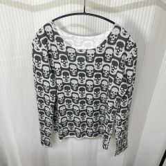 igusa 193 SKULL WAFFLE TOP トップス スカル - メルカリ