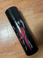 矢沢永吉 レア E.YAZAWA円筒形スチール置き型灰皿&ゴミ箱 - メルカリ
