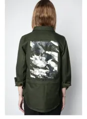 ZADIG&VOLTAIRE ザディグ・エ・ヴォルテール カーキ マウンテンパーカー 55のサムネイル