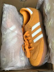 美品✨adidas 26.5cm SAMBA OG ORANGERASH - メルカリ