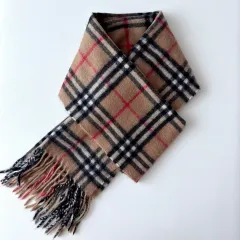 カシミア チェック マフラーのサムネイル