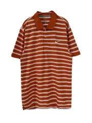 L NIKE ナイキ ストライプ 半袖ポロシャツ