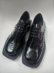の*た様 スクエアトゥ スクエアローファー BALENCIAGA y2k モード