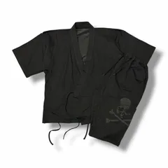 未使用 mastermind JAPAN 甚平セット スウェットセットアップ マスターマインドジャパン MW25C14-JI001-2 ブラック XL （8540M）のサムネイル