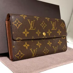 c26 ポルトフォイユ サラ　旧型　Louis Vuitton ルイ ヴィトン 　2つ 折り　二つ折り　フラップ ボタン 式　長 財布　ウォレット　モノグラム
