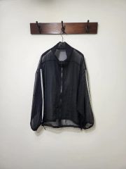 本日で削除します。 rerereさんMal.黒シアーブルゾンパーカー - メルカリ