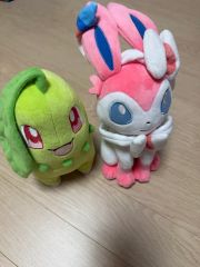 ポンチョを着たイーブイ ニンフィア エーフィぬいぐるみ 2体セット