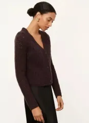 レディース VINCE ヴィンス カシミア カーディガン S/Pのサムネイル