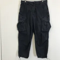 ザラ ルーズフィット ウォッシュド シャーリング カーゴパンツ 31-32