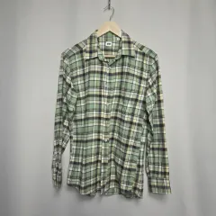 UNIQLO メンズ チェック ウール シャツ M
