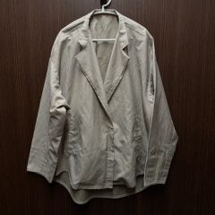 wafu.【リネンローブ】かんたんコーデの ショールカラーローブ