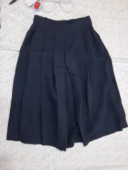 ネイビー プリーツ キュロット 55サイズ