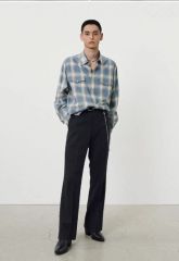 クルニ 24AW ブッチャーツイードビッグポケットシャツ 阿部亮平 永瀬廉 