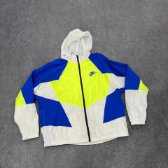 19760 NIKE マルチカラー 刺繍ロゴ ナイロンジャケット - メルカリ