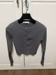 ZARA ザラ グレー カーディガン (状態良し)