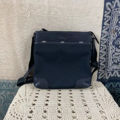COACH コーチ メンズ ショルダーバッグ ネイビー ブラウン F70696 