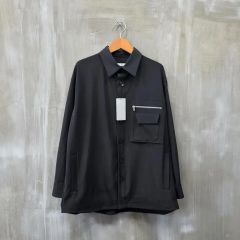 and wander アンドワンダー ナイロン ストレッチ 長袖シャツ 1LDK and wander アンドワンダー ナイロン ストレッチ 長袖シャツ 1LDK