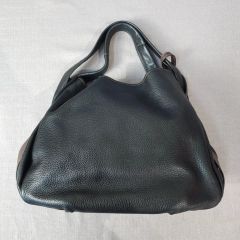genten ゲンテン トスカ横長トートバッグ ネイビー - メルカリ