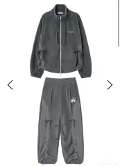 HUG YOUR SKIN ハグユアースキン フリース ジップアップ トレーニング セット