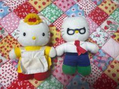 ハローキティ ダニエル ぬいぐるみ マリオネット 紙芝居 ドリーム