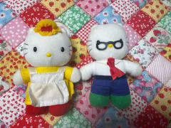 ハローキティ家族ぬいぐるみ