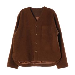 CABaN/キャバン コットンカシミアミラノリブVネックジャケット