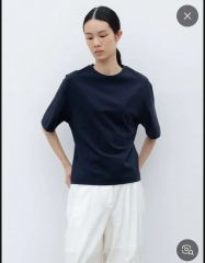 boutique310 SLOANE 小顔Tシャツ ネイビー - メルカリ
