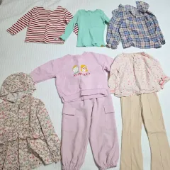 ラブリーな 110サイズ 女の子 春 ベビー服 7p