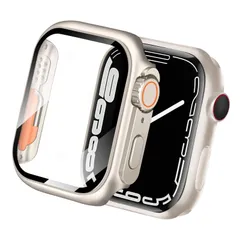 【新着商品】Apple Apple 一体型 Watch Watch カバー カバー アップルウォッチ アップルウォッチ ケース ケース 耐衝撃 ケース 全面保護 ガラスフィルム 保護 装着簡単 11/10 高耐久 Series 高透過率 42mm PC素材 U