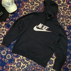 ナイキ(Nike) センター BIG スウッシュ 起毛 フード付きTシャツ